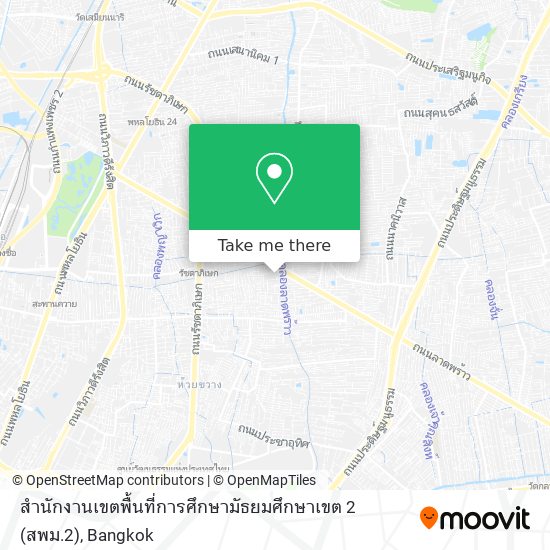 สำนักงานเขตพื้นที่การศึกษามัธยมศึกษาเขต 2 (สพม.2) map