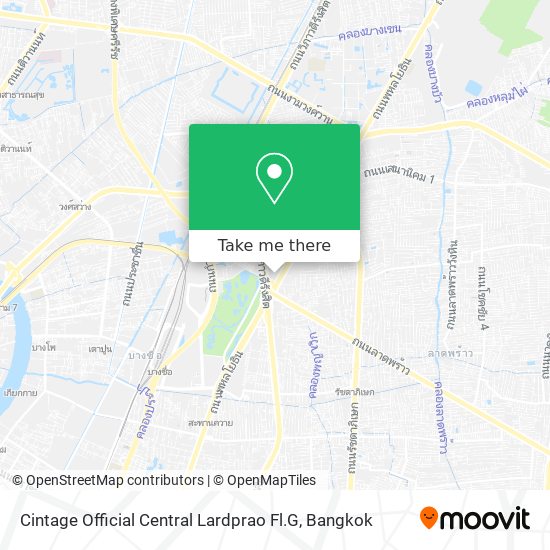 Cintage Official Central Lardprao Fl.G map