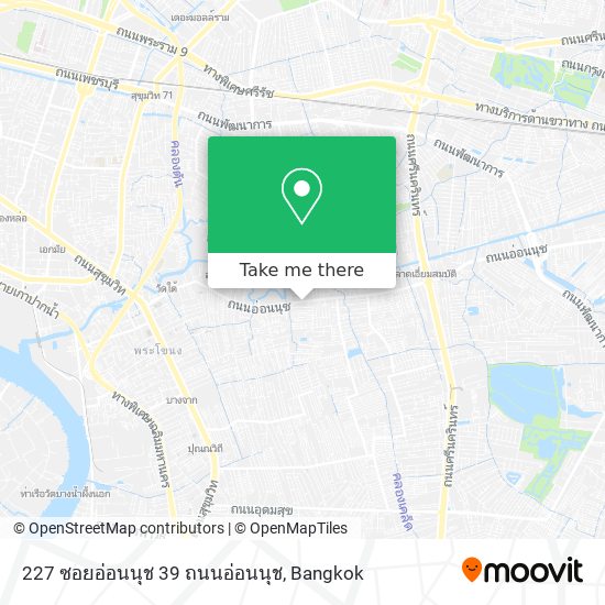 227 ซอยอ่อนนุช 39 ถนนอ่อนนุช map