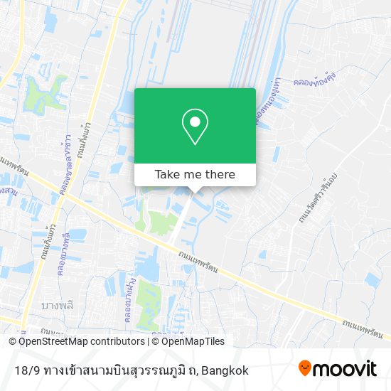 18 / 9 ทางเข้าสนามบินสุวรรณภูมิ ถ map