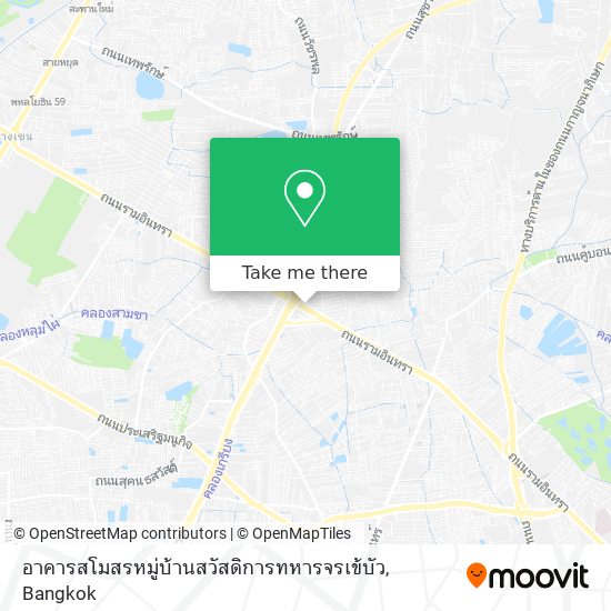 อาคารสโมสรหมู่บ้านสวัสดิการทหารจรเข้บัว map