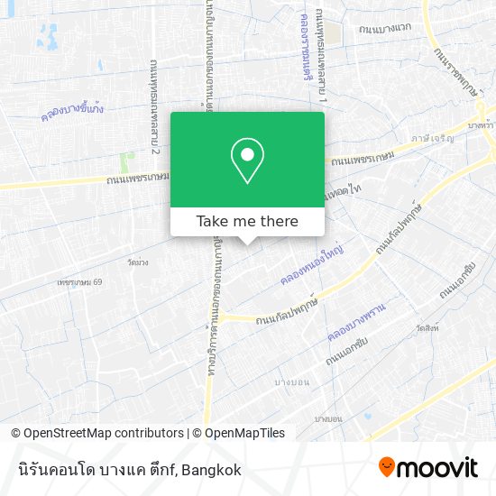 นิรันคอนโด บางแค ตึกf map