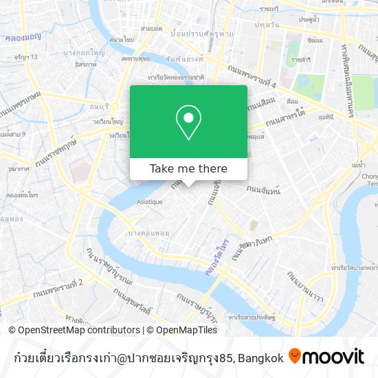 ก๋วยเตี๋ยวเรือกรงเก่า@ปากซอยเจริญกรุง85 map