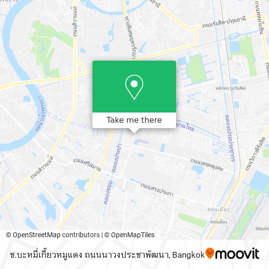 ช.บะหมี่เกี๊ยวหมูแดง ถนนนาวงประชาพัฒนา map