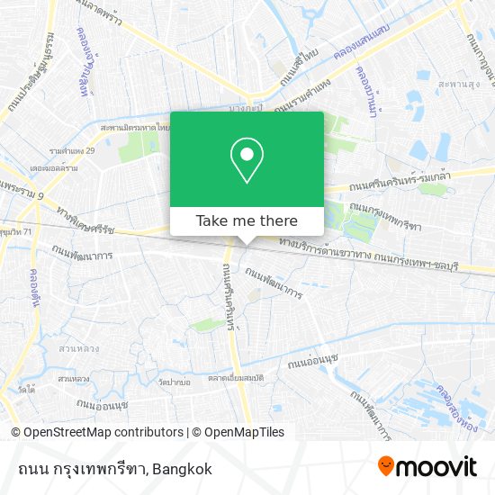 ถนน กรุงเทพกรีฑา map