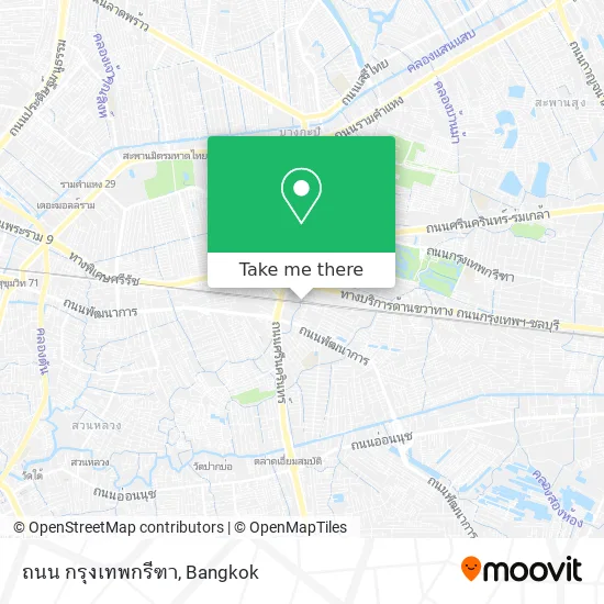ถนน กรุงเทพกรีฑา map