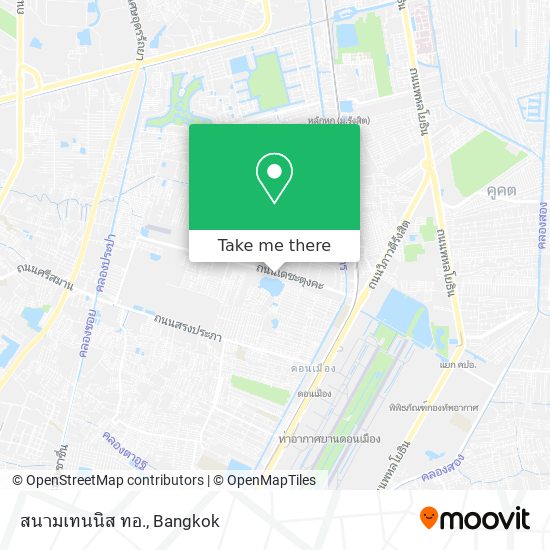 สนามเทนนิส ทอ. map