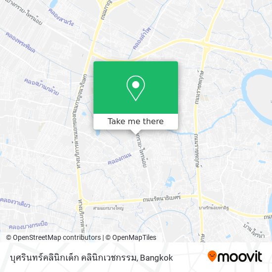 บุศรินทร์คลินิกเด็ก คลินิกเวชกรรม map