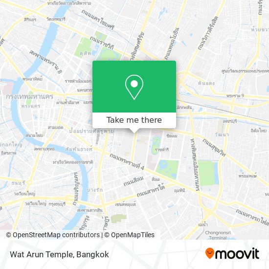 Wat Arun Temple map