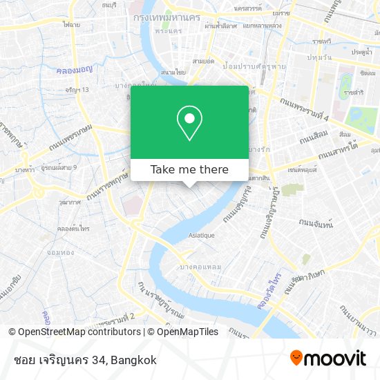 ซอย เจริญนคร 34 map