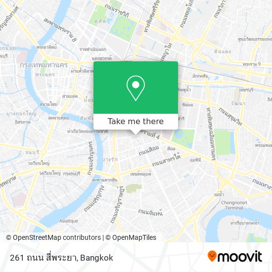 261 ถนน สี่พระยา map