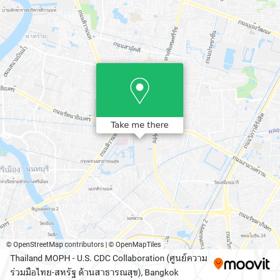 Thailand MOPH - U.S. CDC Collaboration (ศูนย์ความร่วมมือไทย-สหรัฐ ด้านสาธารณสุข) map