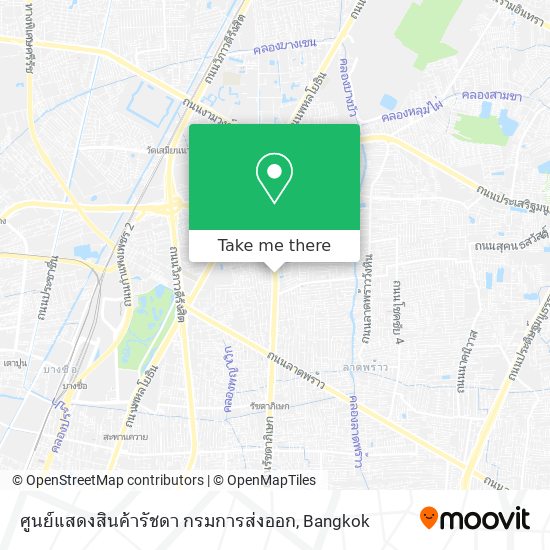 ศูนย์แสดงสินค้ารัชดา กรมการส่งออก map