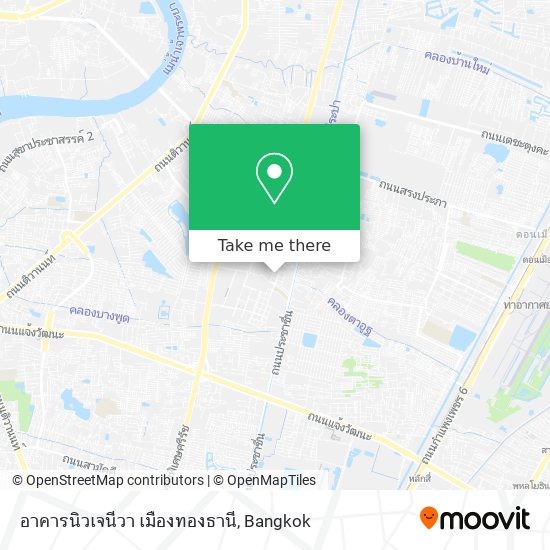 อาคารนิวเจนีวา เมืองทองธานี map