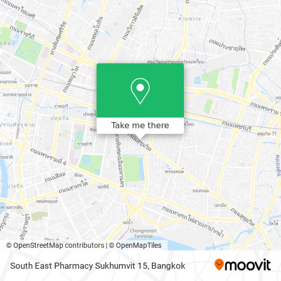 South East Pharmacy Sukhumvit 15 map