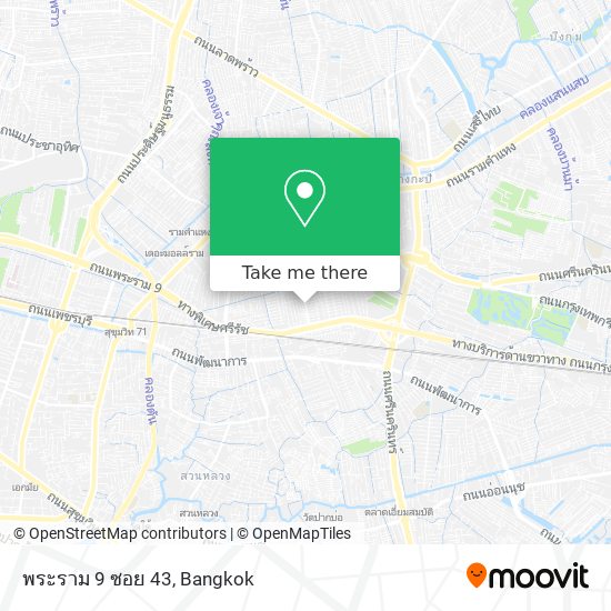 พระราม 9 ซอย 43 map