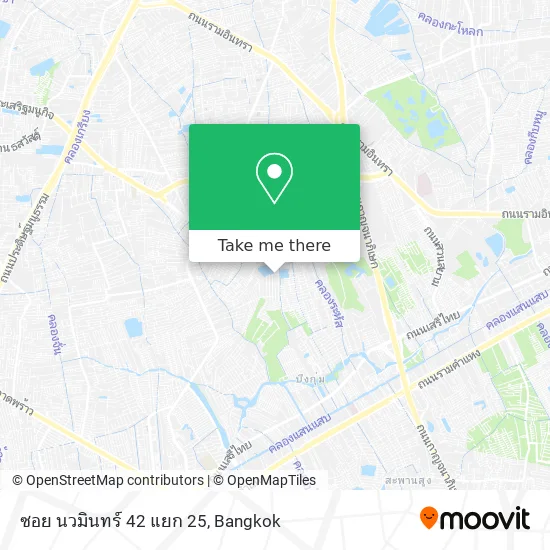ซอย นวมินทร์ 42 แยก 25 map