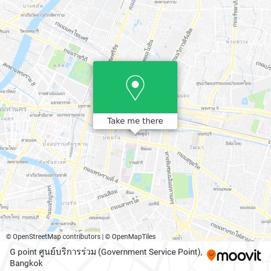 G point ศูนย์บริการร่วม (Government Service Point) map