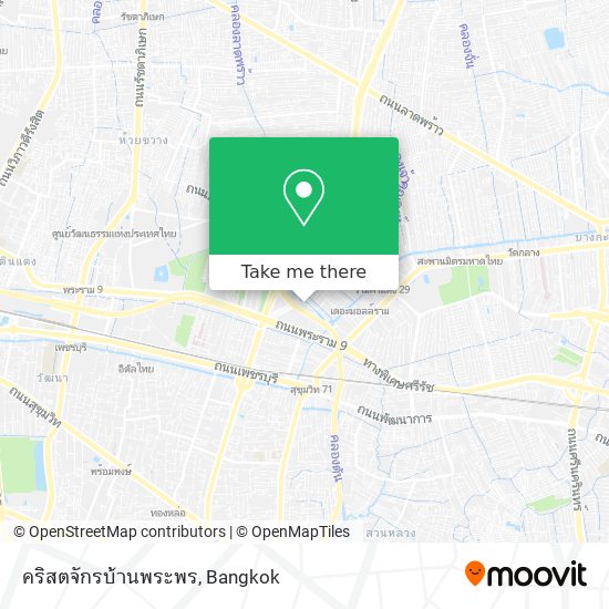 คริสตจักรบ้านพระพร map