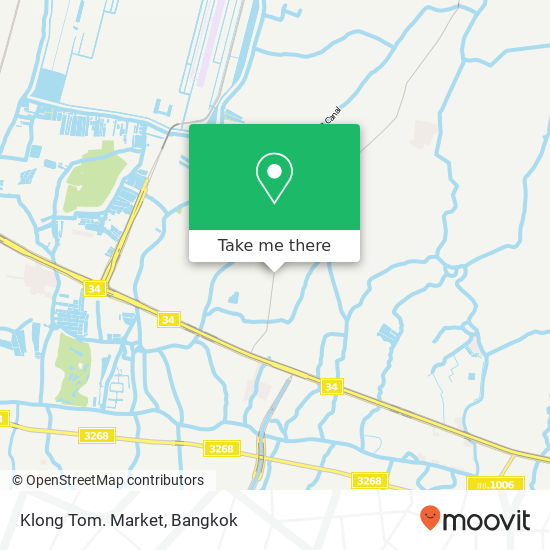 Klong Tom. Market map