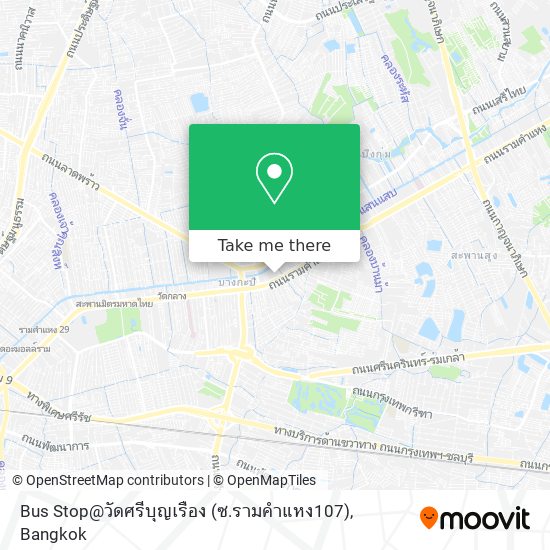 Bus Stop@วัดศรีบุญเรือง (ซ.รามคำแหง107) map