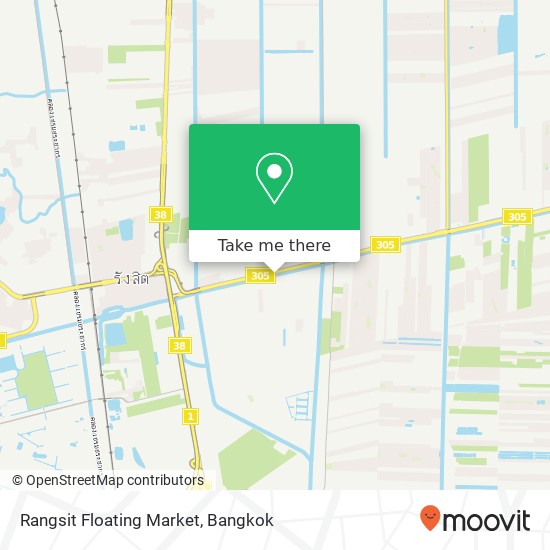 Rangsit Floating Market map