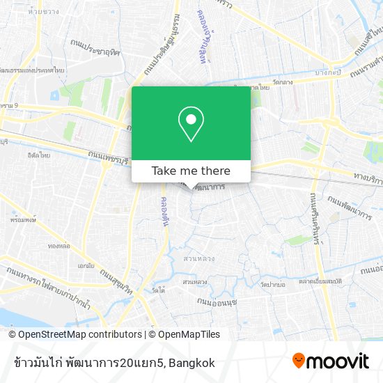 ข้าวมันไก่ พัฒนาการ20แยก5 map