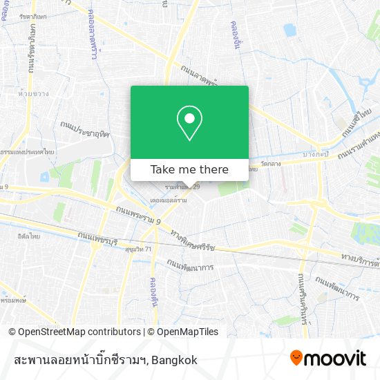 สะพานลอยหน้าบิ๊กซีรามฯ map