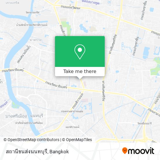 สถานีขนส่งนนทบุรี map