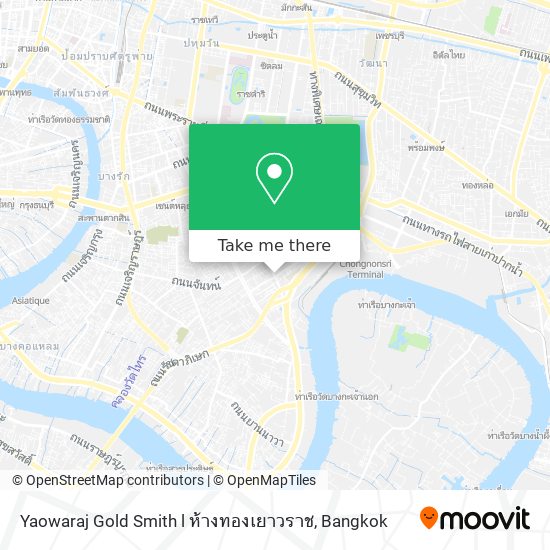 Yaowaraj Gold Smith l ห้างทองเยาวราช map