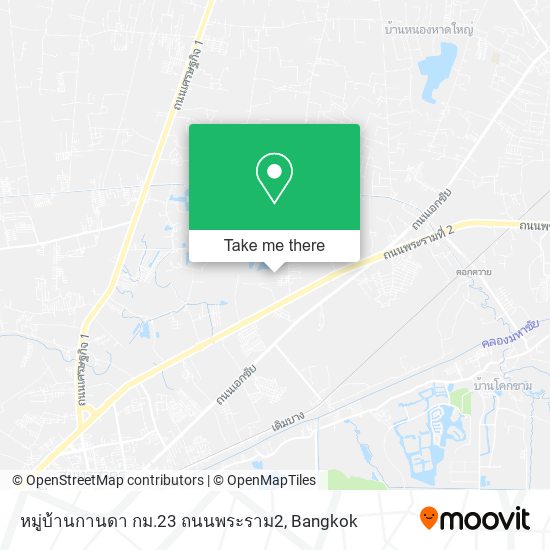 หมู่บ้านกานดา กม.23 ถนนพระราม2 map