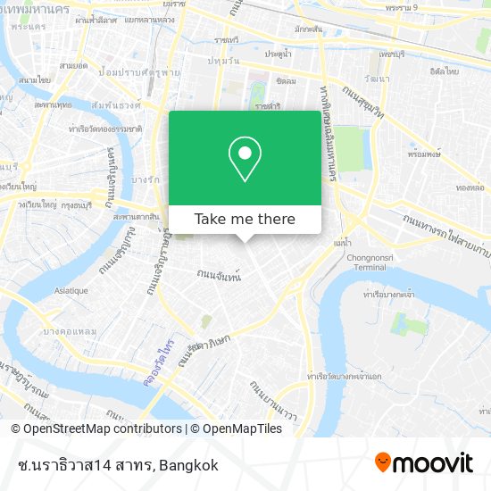 ซ.นราธิวาส14 สาทร map