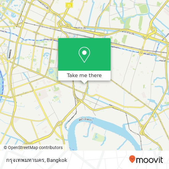 กรุงเทพมหานคร map