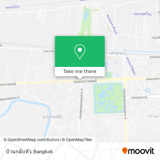 บ้านกลับหัว map