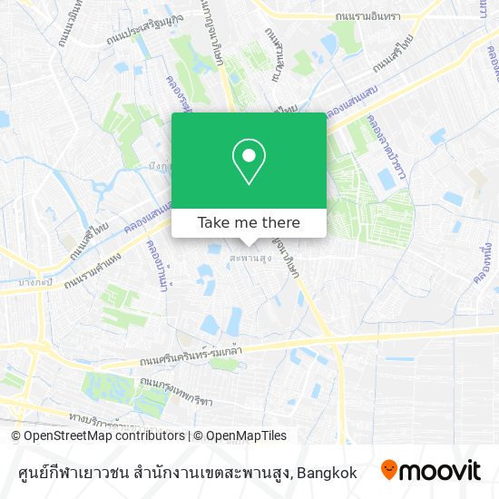 ศูนย์กีฬาเยาวชน สำนักงานเขตสะพานสูง map