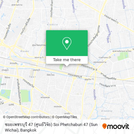 ซอยเพชรบุรี 47 (ศูนย์วิจัย) Soi Phetchaburi 47 (Sun Wichai) map