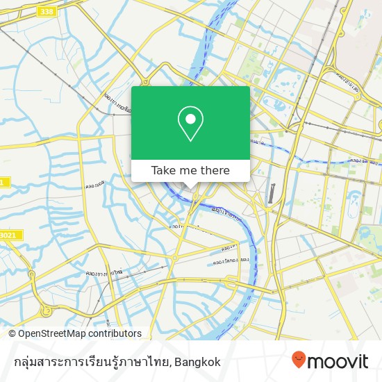 กลุ่มสาระการเรียนรู้ภาษาไทย map