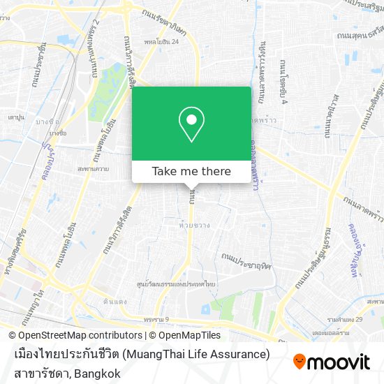 เมืองไทยประกันชีวิต (MuangThai Life Assurance) สาขารัชดา map