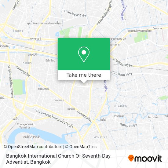Bangkok International Church Of Seventh-Day Adventist map