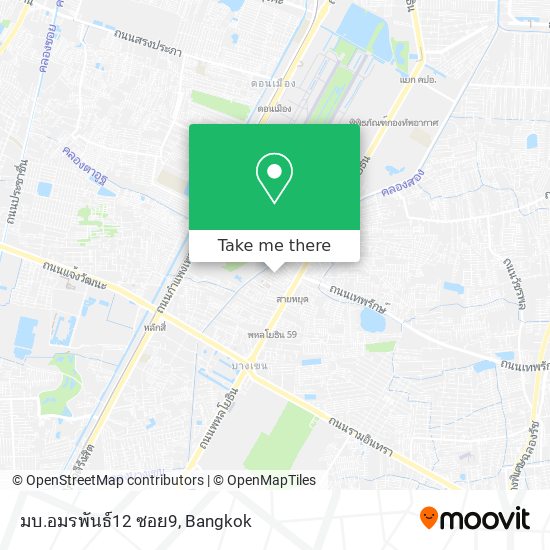 มบ.อมรพันธ์12 ซอย9 map