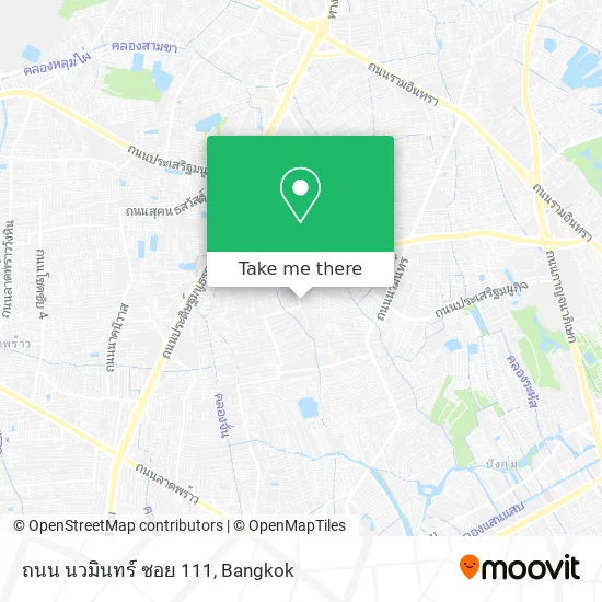 ถนน นวมินทร์ ซอย 111 map