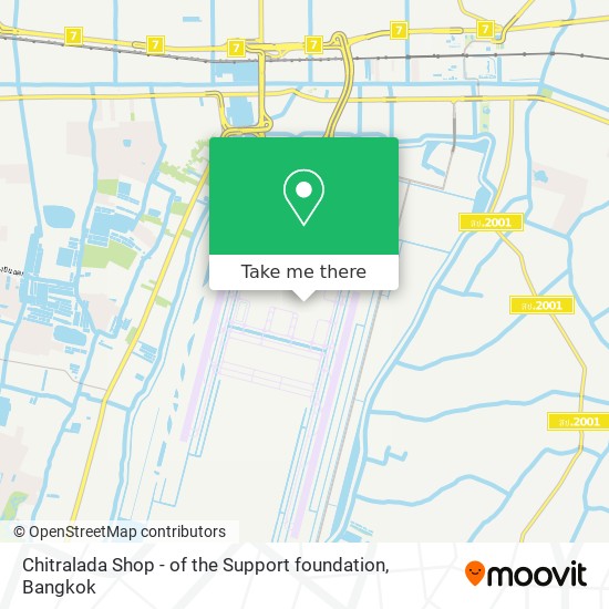 Chitralada Shop - of the Support foundation map
