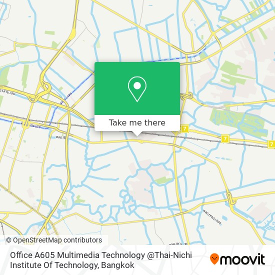 Office A605 Multimedia Technology @Thai-Nichi Institute Of Technology map