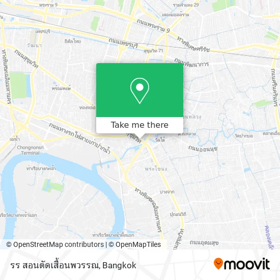 รร สอนตัดเสื้อนพวรรณ map