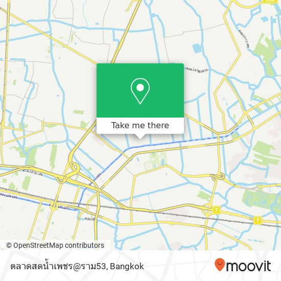 ตลาดสดน้ำเพชร@ราม53 map