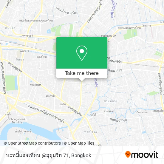 บะหมี่แสงเทียน @สุขุมวิท 71 map