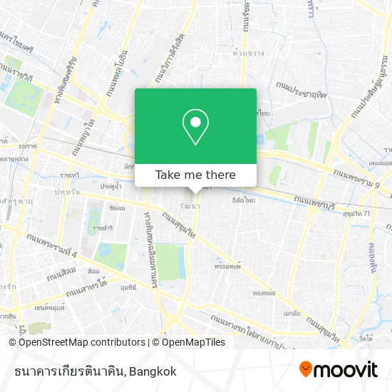 ธนาคารเกียรตินาคิน map