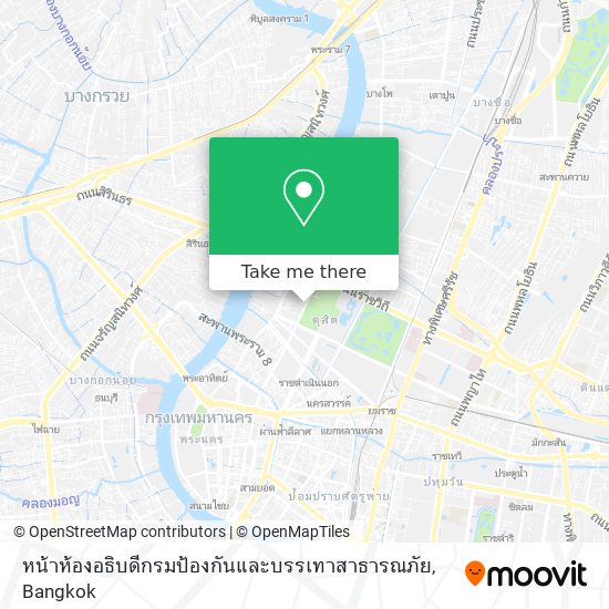 หน้าห้องอธิบดีกรมป้องกันและบรรเทาสาธารณภัย map