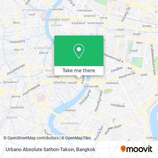 Urbano Absolute Sathon-Taksin map