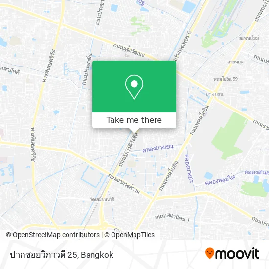 ปากซอยวิภาวดี 25 map